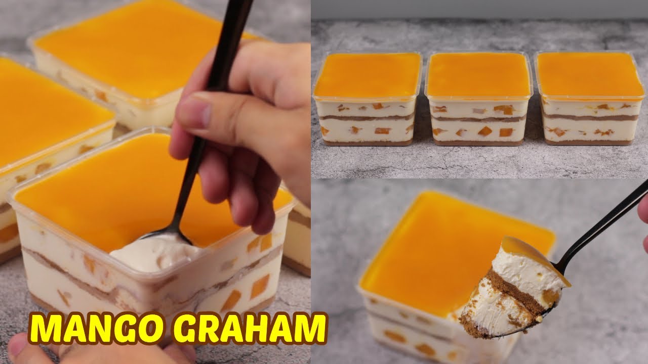 Коробка с десертом Mango Graham! [Без пара, без выпечки, без духовки]