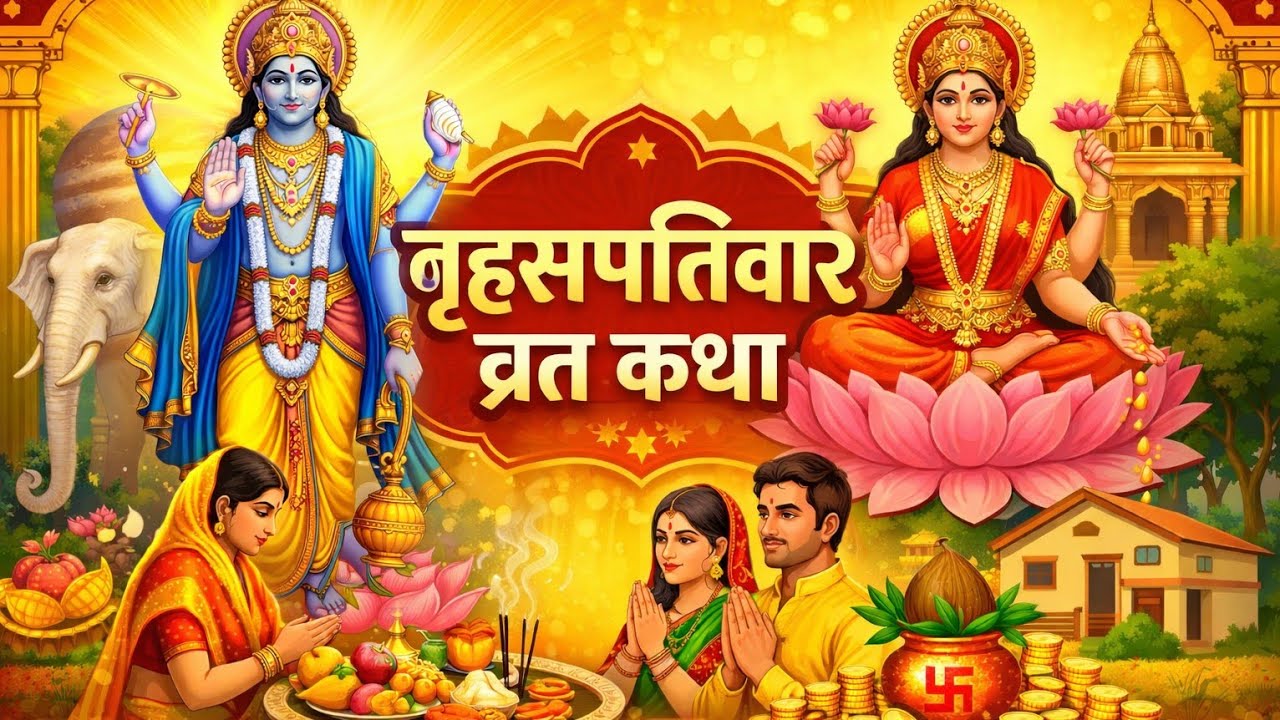 बृहस्पतिवार व्रत कथा | Guruvar Vrat  Katha | Brihaspativar Vrat Katha | Brihaspatidev vrat katha 