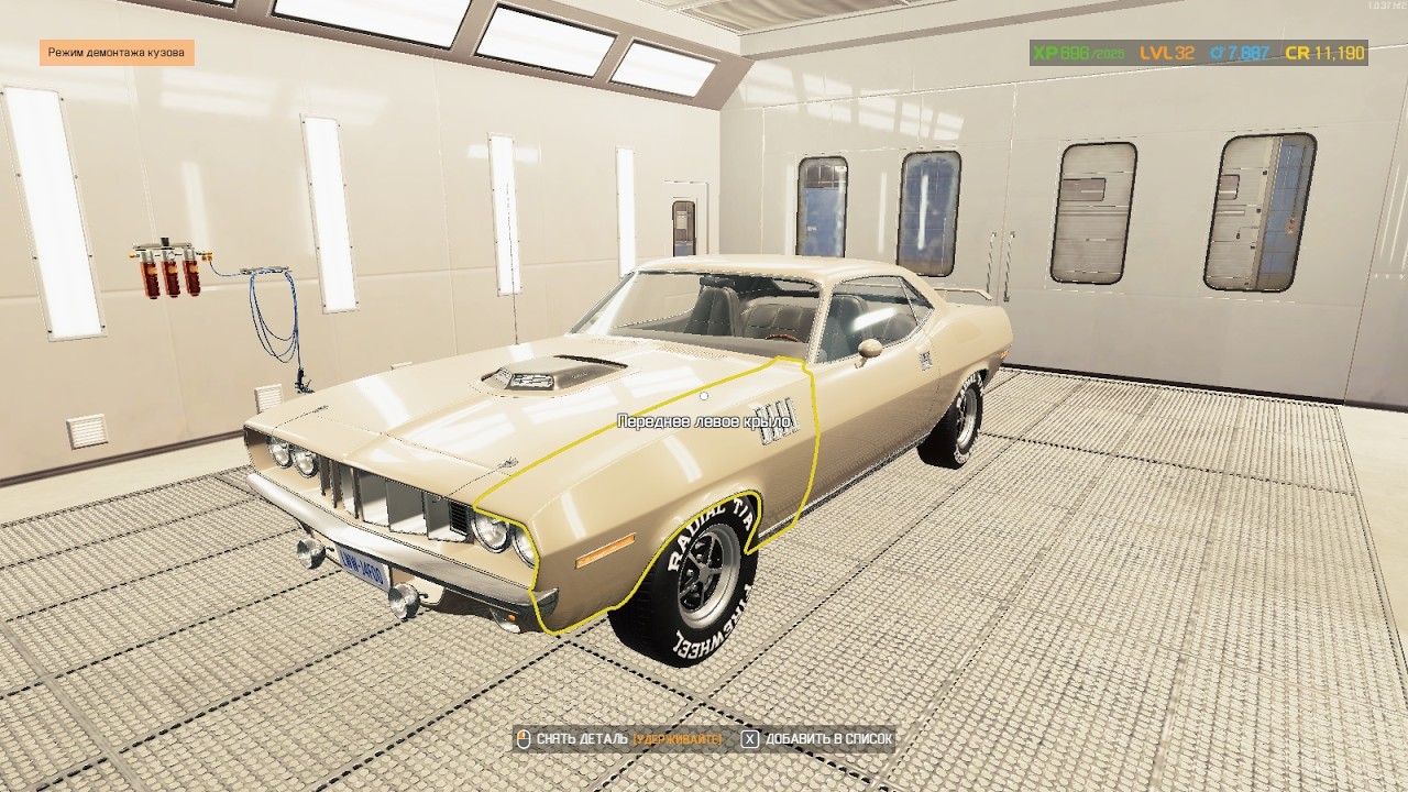 Востановлние с разборки PLYMOUTH BARRACUDA V8 OHV HEMI SHAKER CAR MEXANIC SIMULATOR 2021