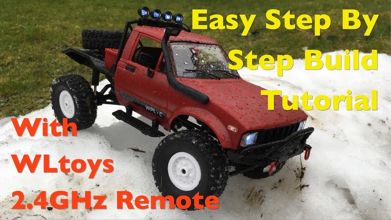 WPL C14 1:16 Toyota Hilux Crawler Build With WLtoys K989 Receiver: Full Step By Step Tutorial!