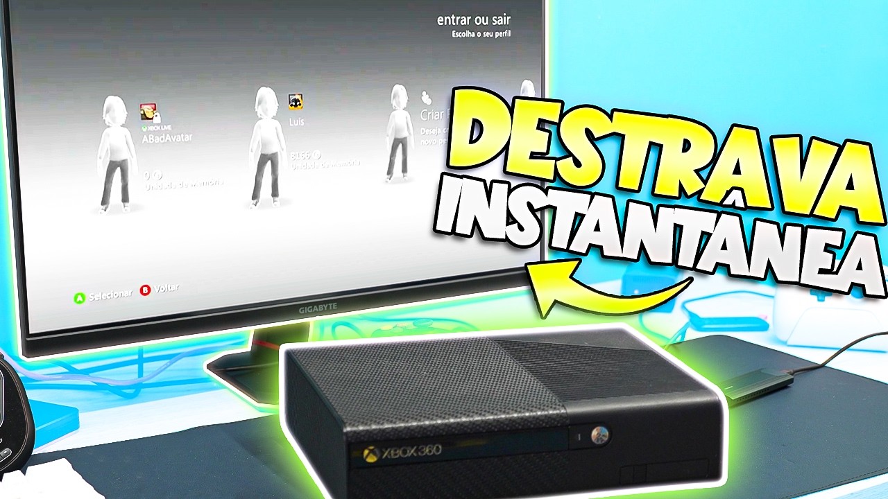 SAIU! Como destravar QUALQUER Xbox 360 pelo Avatar em 2025! 🔥