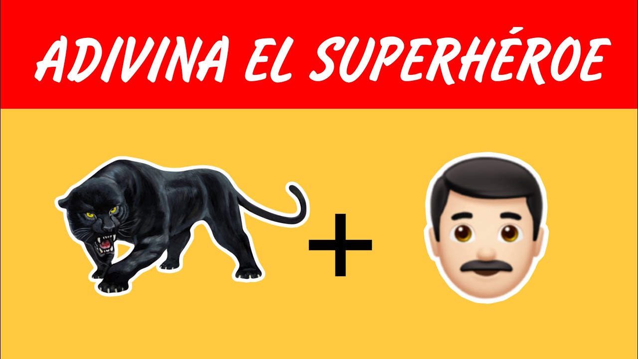 Adivina el superh&eacute;roe de Emoji | Personajes de Marvel y DC🦸&zwj;♀️🦸 I Emoji Quiz