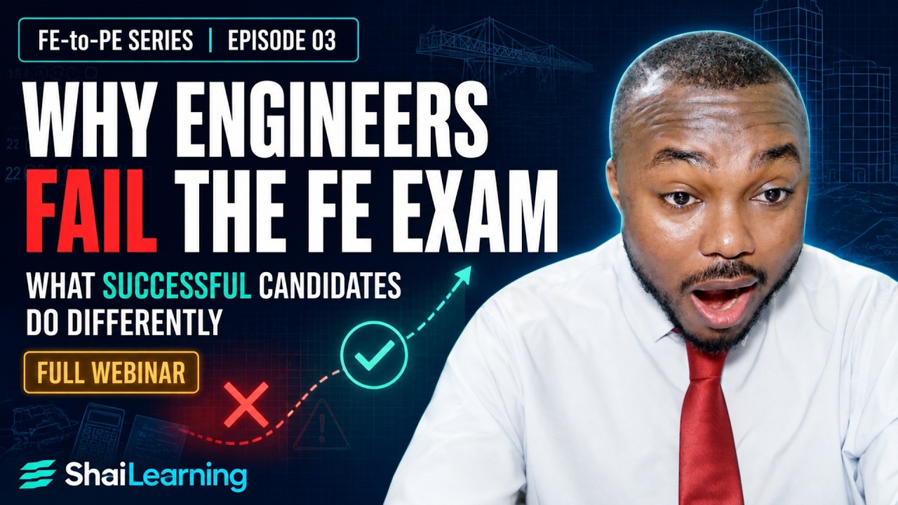 Why Engineers Fail the FE Exam and what successful candidates do differently