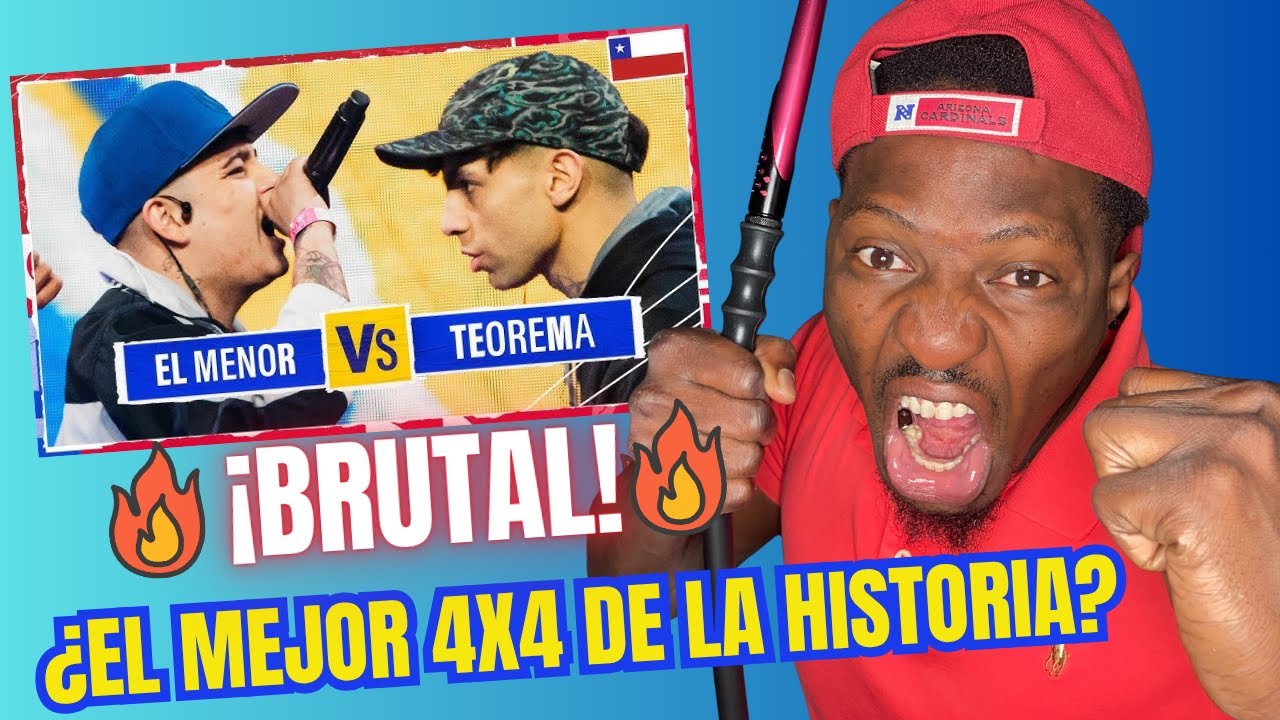 Реакция англичан на финал TEOREMA против EL MENOR | Red Bull National Final Battle Chile 2024