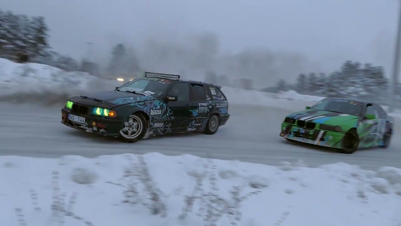 ziemas autotrase Jēkabpilī ledus trasite Mezaparks Nr.2