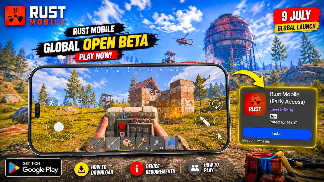 Rust Mobile Global Open Beta Explained! Download, No VPN & Device Requirements #rustmobile