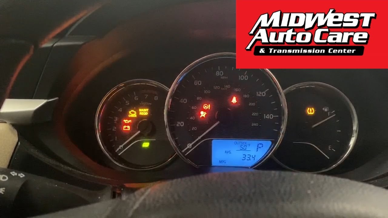 2014 Toyota Corolla Maintenance Light Reset