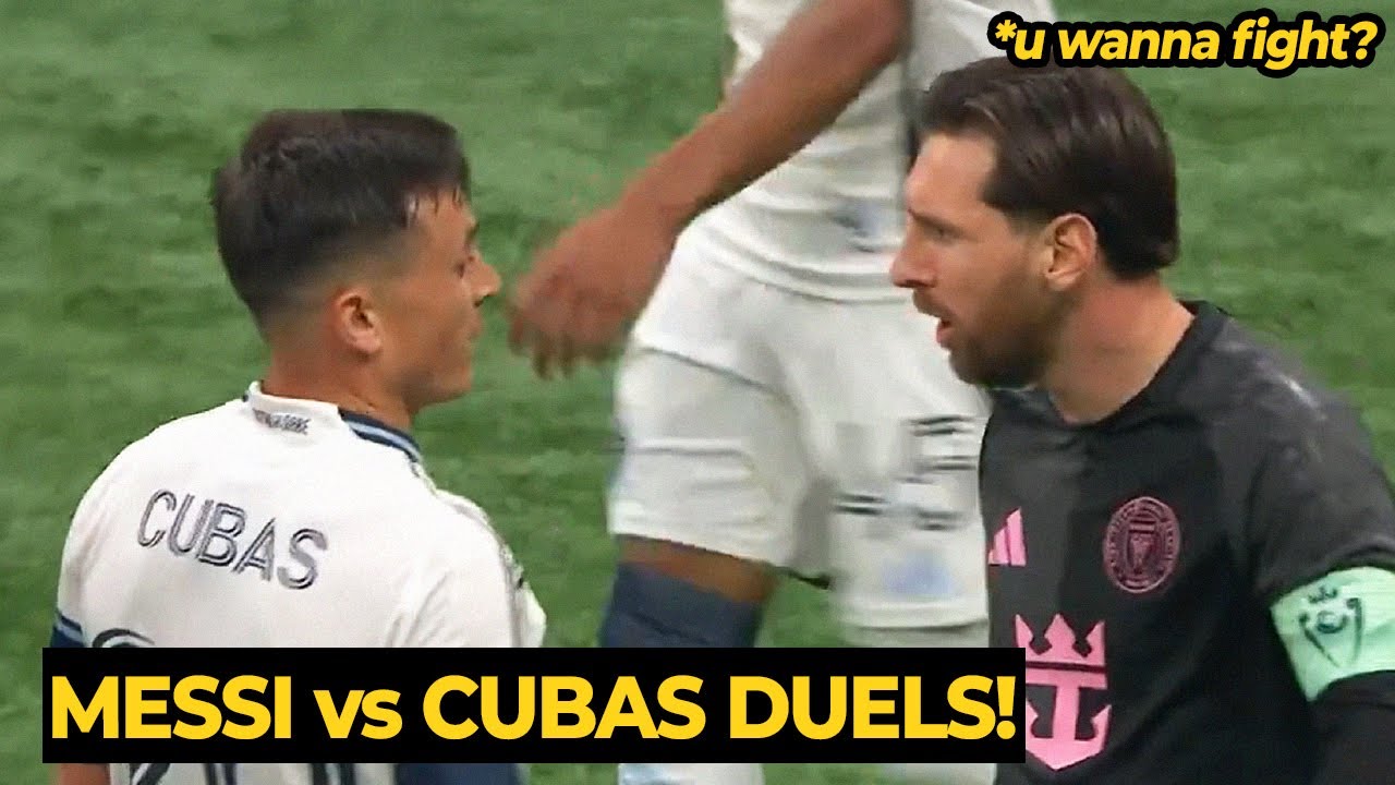 TENSE clash between MESSI and CUBAS, as Inter Miami is trailing 2-0 against Vancouver