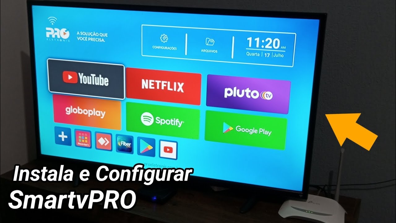 TV Box instalar e Configurar Smartv Pro eletronic 4K/HD