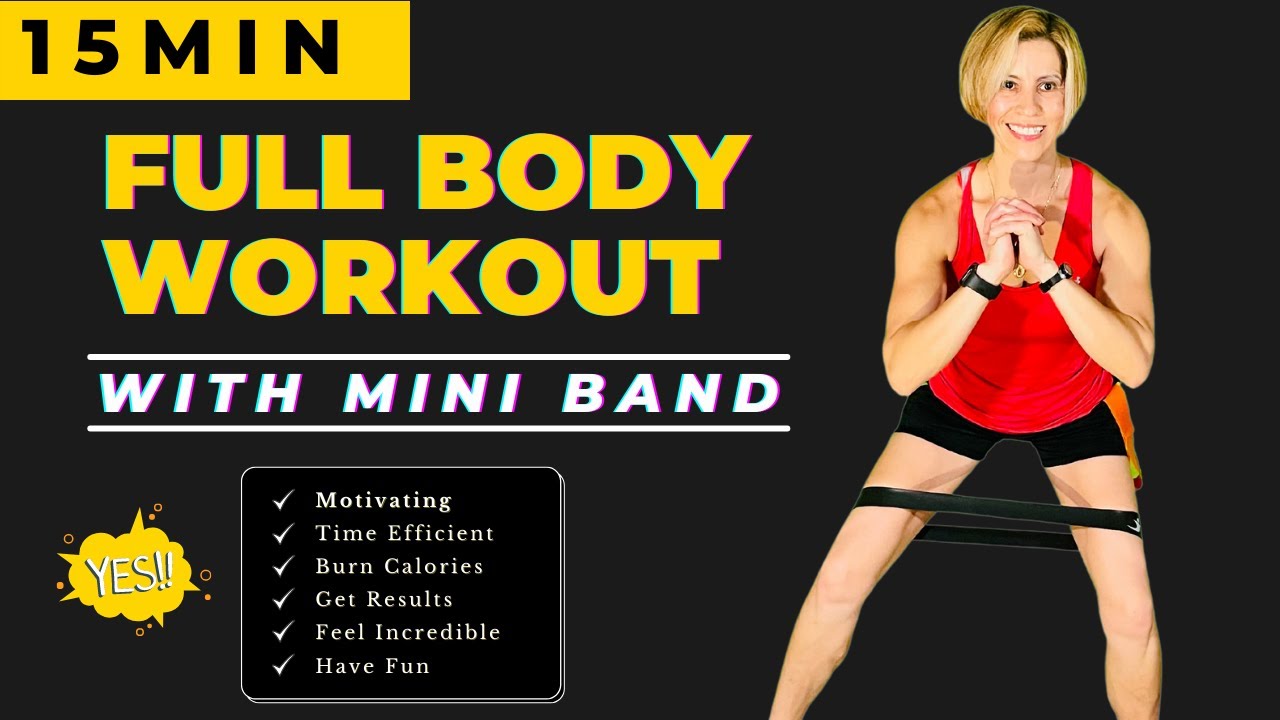 15 Min Full Body Workout | MINI RESISTANCE BAND|  Let's Get Lean!