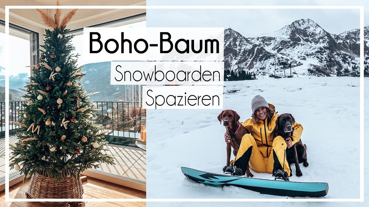Weihnachtsbaum schmücken| Gassi - Snowboarden | Foxred + Chocolate Labrador  | KaroLovesMilka