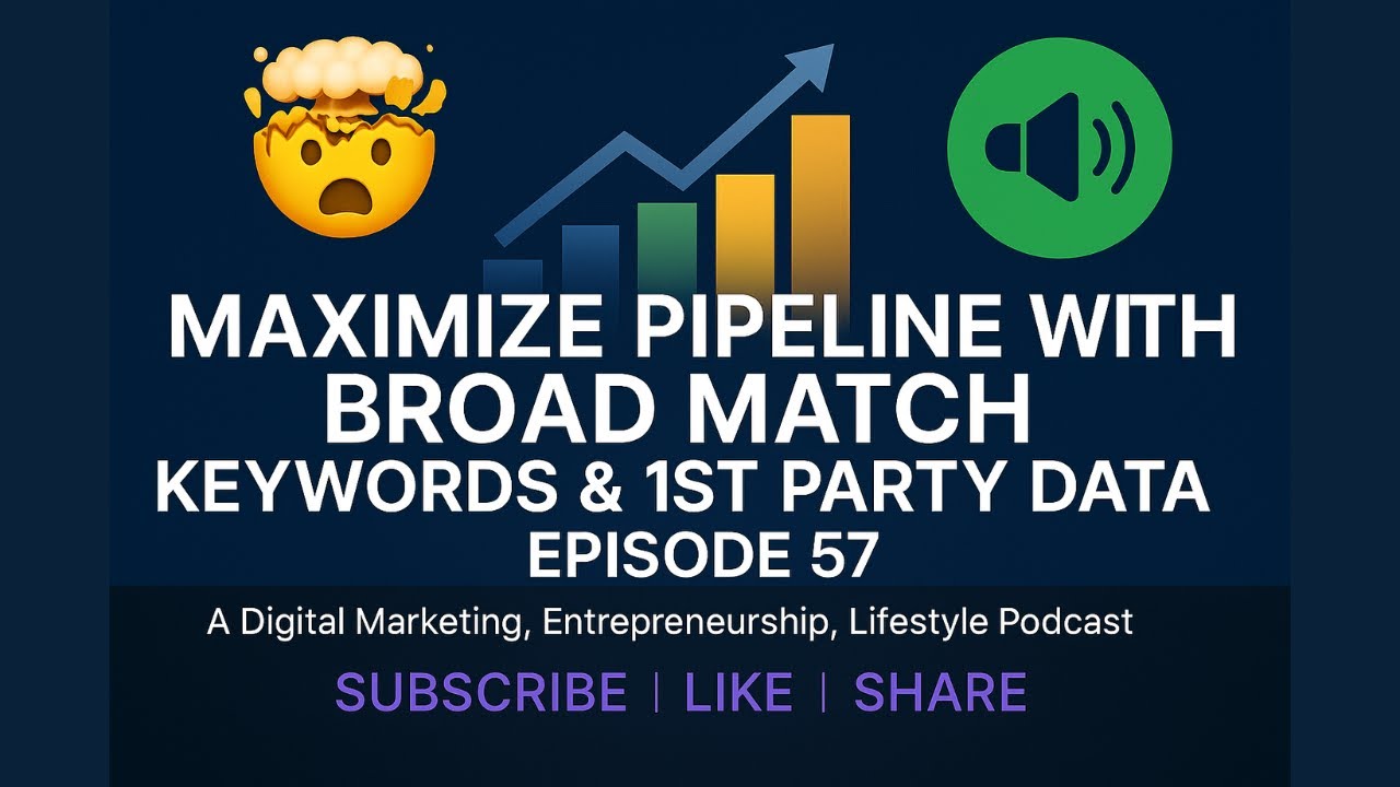 #057 - Maximize Pipeline with Broad Match Keywords & 1st Party Data