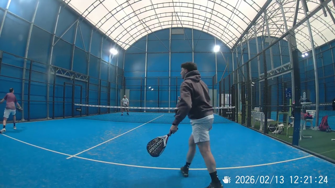 Padel, match entraînement, Lambermont (Cédric&JM - Ludo&Florent), 13 Février 2026, paartie 2/8