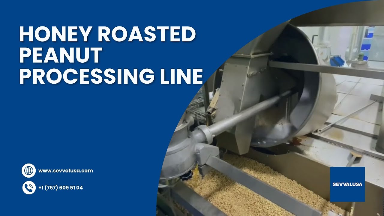 Honey Roasted Peanut Processing Line | SEVVALUSA