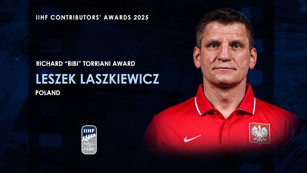 Leszek Laszkiewicz - Richard “Bibi” Torriani Award | 2025 IIHF Hall OF Fame