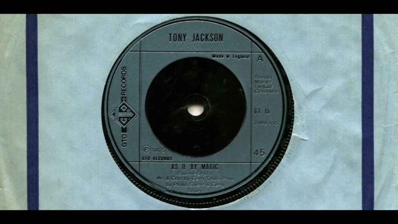 TONY JACKSON / AS IF BY MAGIC / 1975 / A-SIDE / 7'' VINYL / 70'S