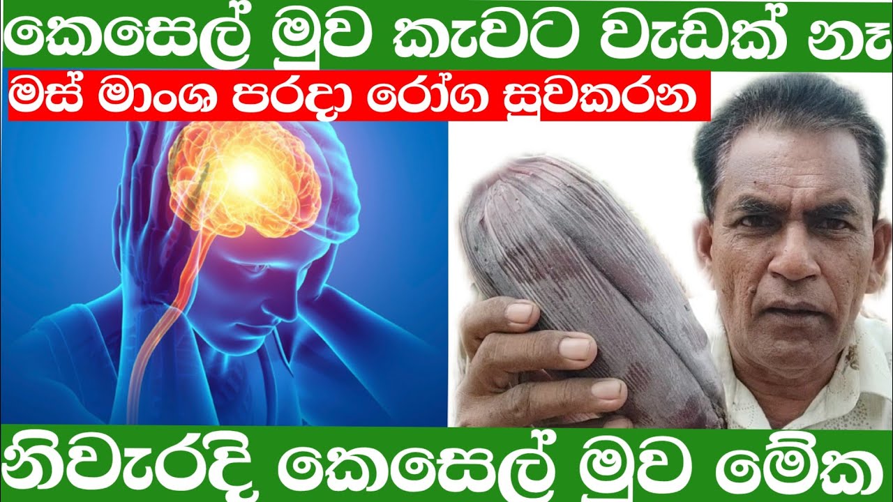 ඔයාල කෙසෙල් මුව කැවට වැඩක් නෑ /රෝග සුවකරන කෙසෙල් මුව දන් නැතූව