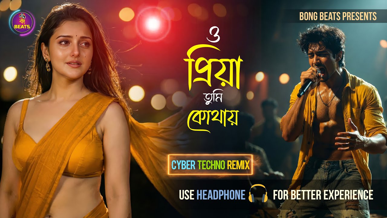 ও প্রিয়া তুমি কোথায় - O Priya Tumi Kothay (Cyber Techno Remix) | Asif Akbar | Bong Beats