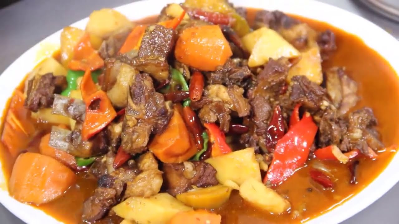 ئۆزگىچە قوي گۆشى قوردىقى ئېتىش ئۇسۇلى / Uyghur Food / Uygur Mutfağı