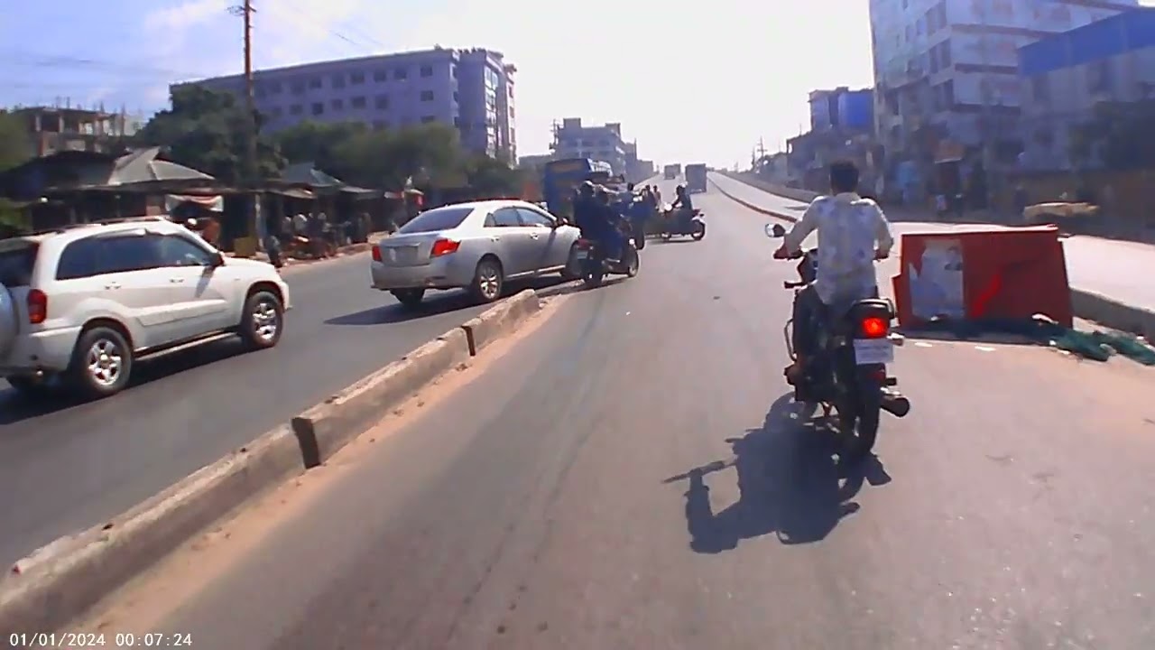 Gazipur Highway by bike.
