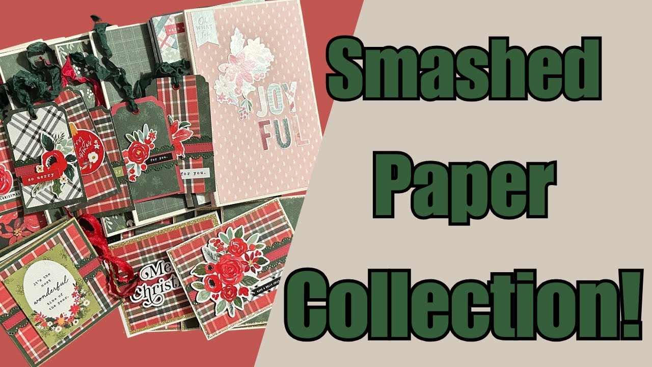 Коллекция бумаги Smashed Carta Bella Flora. #smashyourstash #cartabella #papercrafts