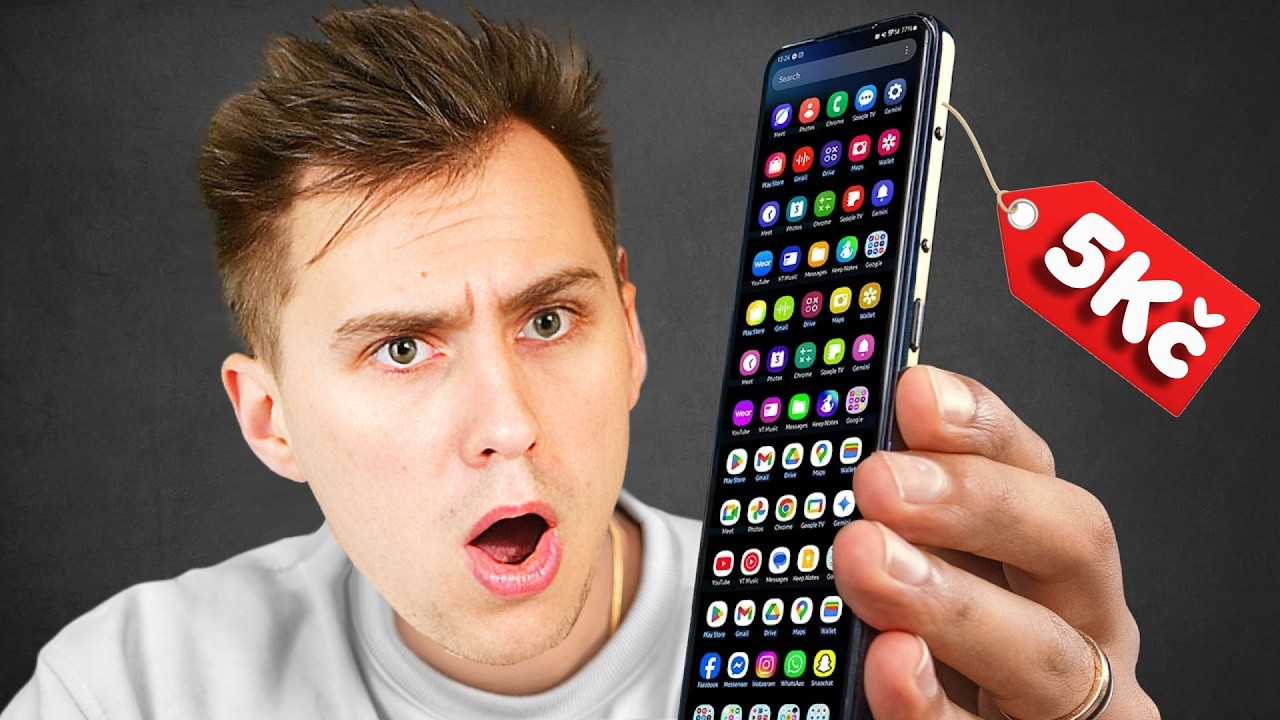 Koupil jsem NEJLEVNĚJŠÍ TELEFON a Nainstaloval FC MOBILE 📲🤣