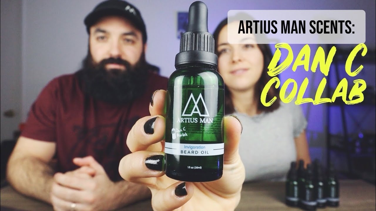 Artius Man's Invigoration (Dan C Bearded COLLAB) Beard Oil Scent Breakdown with Emily!