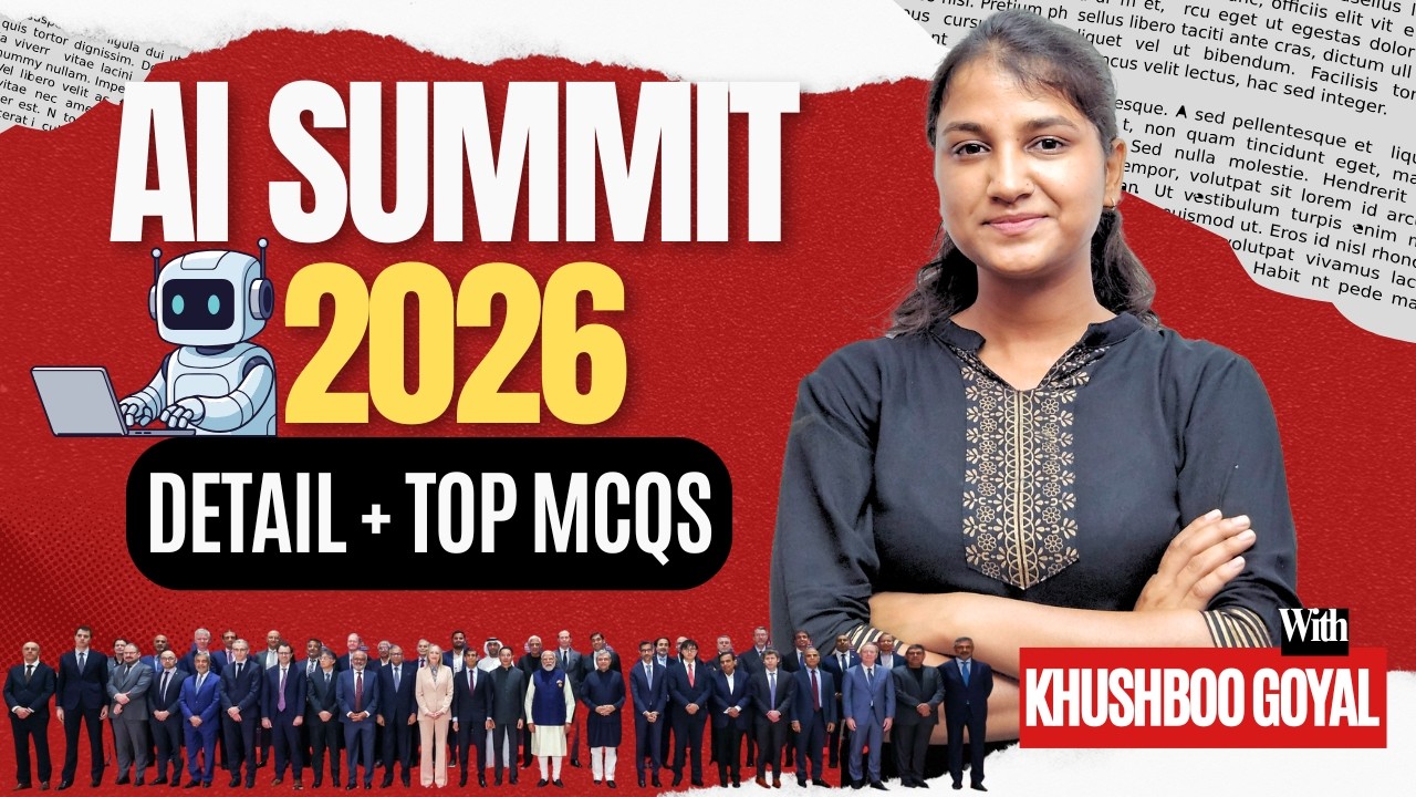 Global AI Summit India 2026 MCQ | Important Facts + Expected Questions | Current Affairs 2026