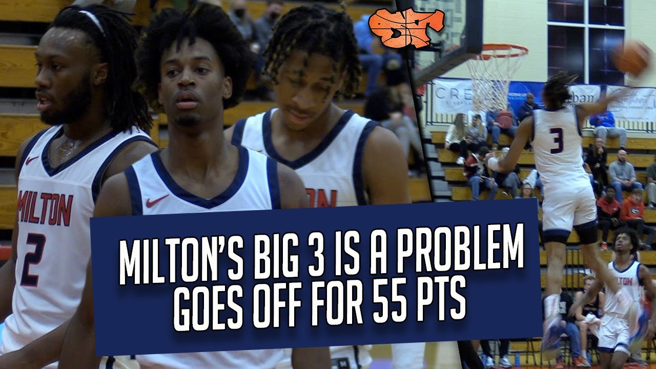 Milton's BIG 3 IS A PROBLEM Goes for 55pts against Cherokee