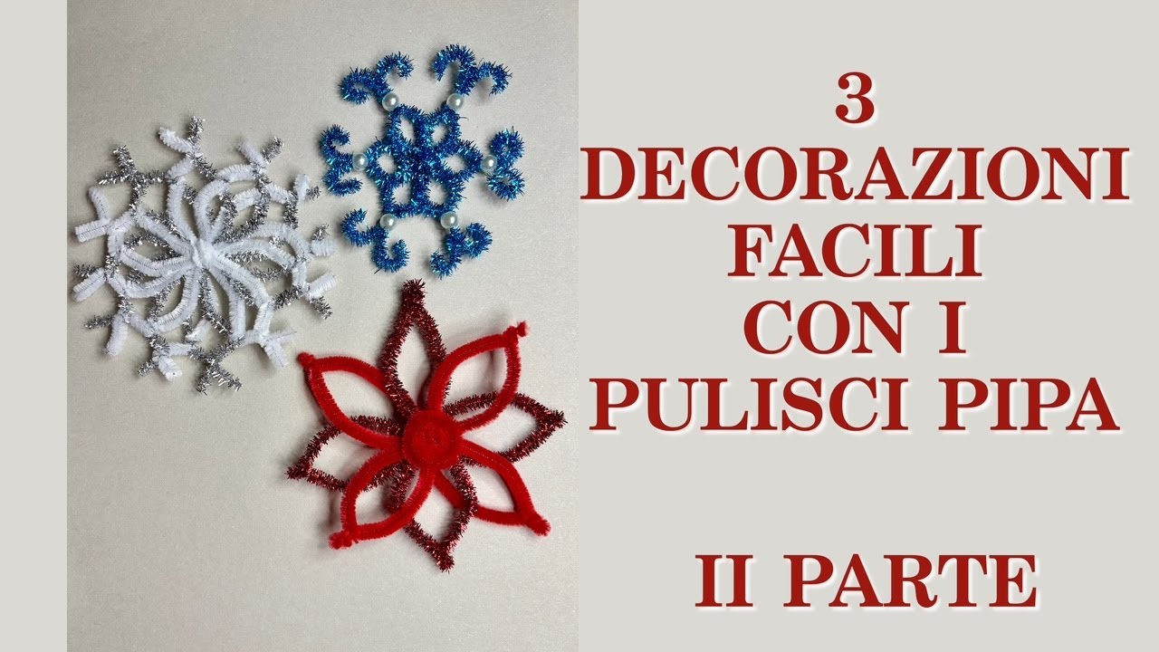 3 DECORAZIONI FACILI PER NATALE  CO I BASTONCINI DI CINIGLIA (Natale low-cost) PARTE DUE Arte per Te