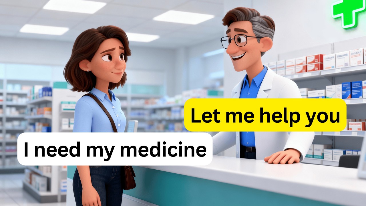 10 простых диалогов на английском языке для фильма «Аптека» | Диалоги из реальной жизни A1 A2