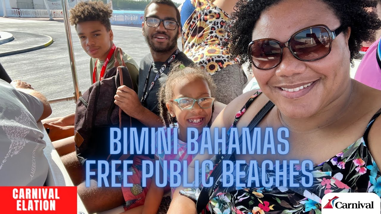 Carnival Elation- There are FREE beaches in Bimini Bahamas!