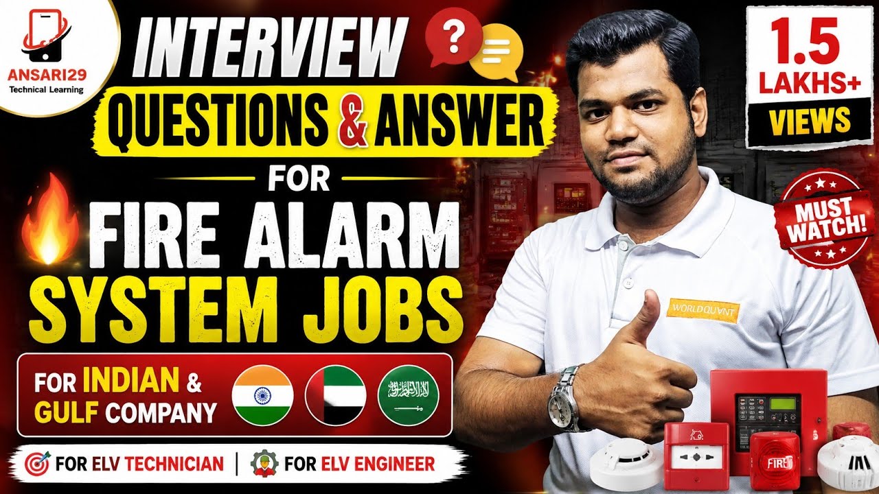 Interview Question & Answer in Fire Alarm System | Part-1 | By Ansari29