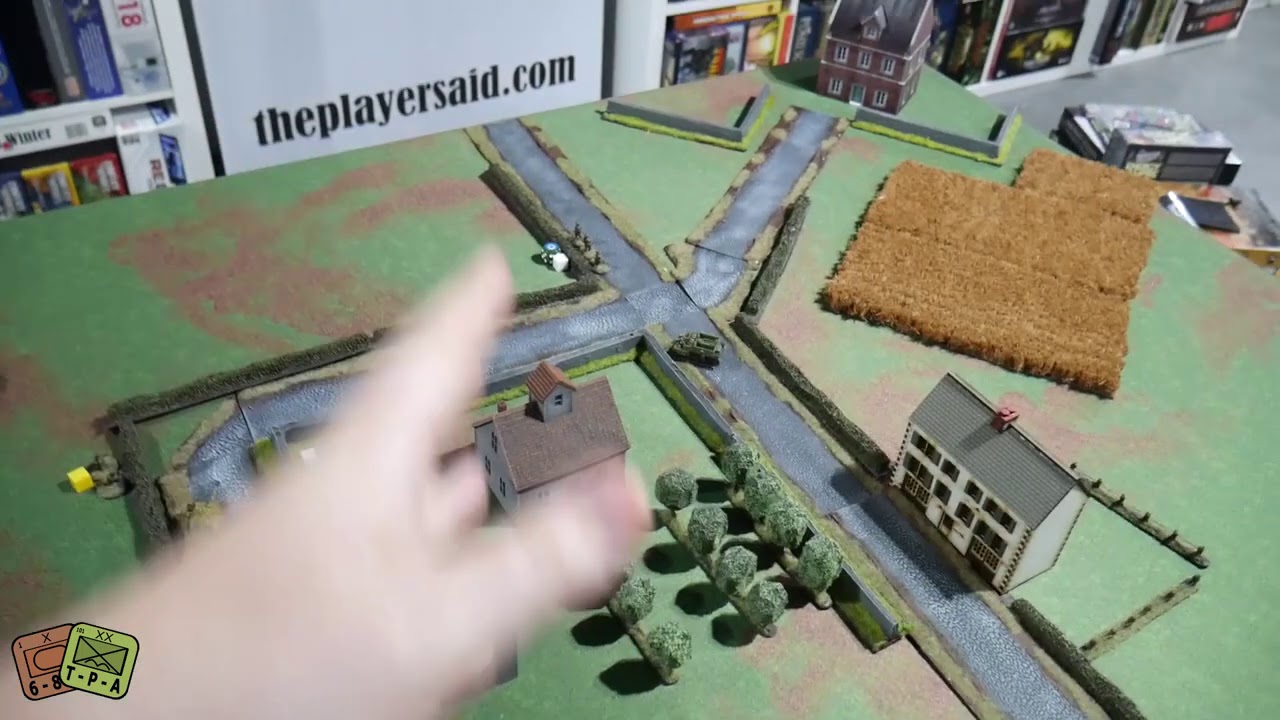 Battlegroup: 15mm British Motor Rifle Pltn vs German Pzr Grenadiers Battle Report - The Players' Aid