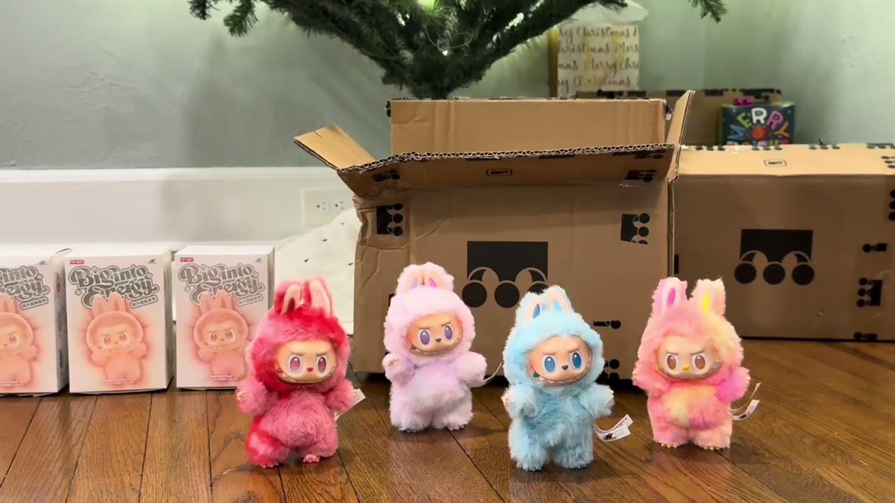 ASMR - Labubu unboxing - Standing Army (Part 1) - Big Into Energy