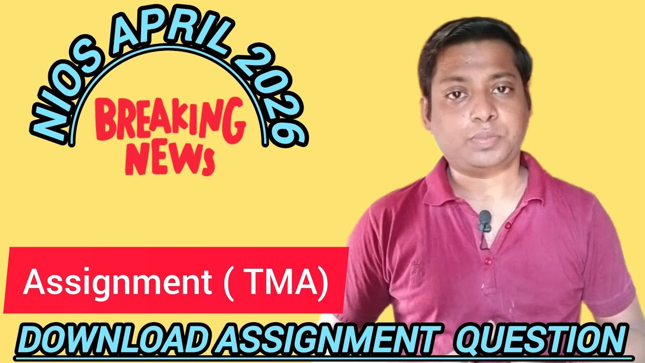 #nioslatest  @jlgniosclasses2923#niosupdates  #tma2026 #assigment #tmadownload #april2026 