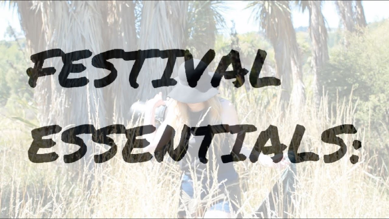 FESTIVAL ESSENTIALS: 7 DIY's.  All you need-simple & easy.