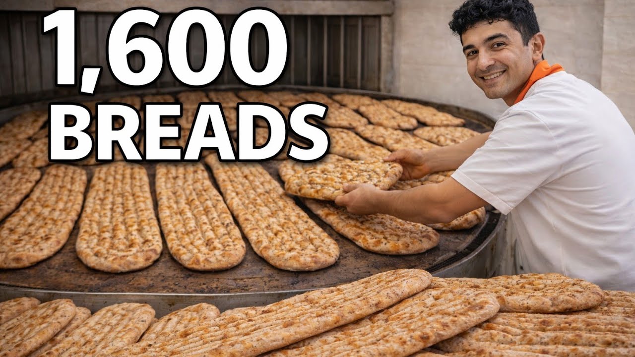 🔥 1,600 Breads a Day – Inside a Busy Traditional Bakery