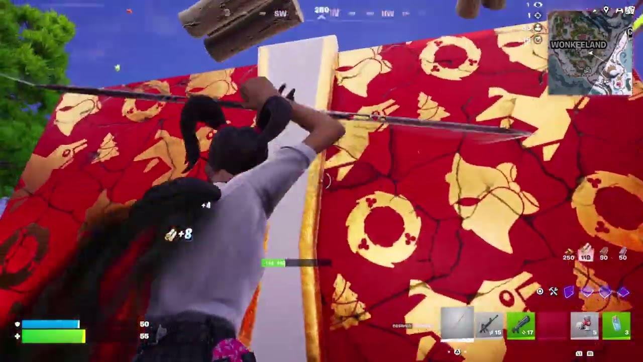Trying to get a win on fortnite