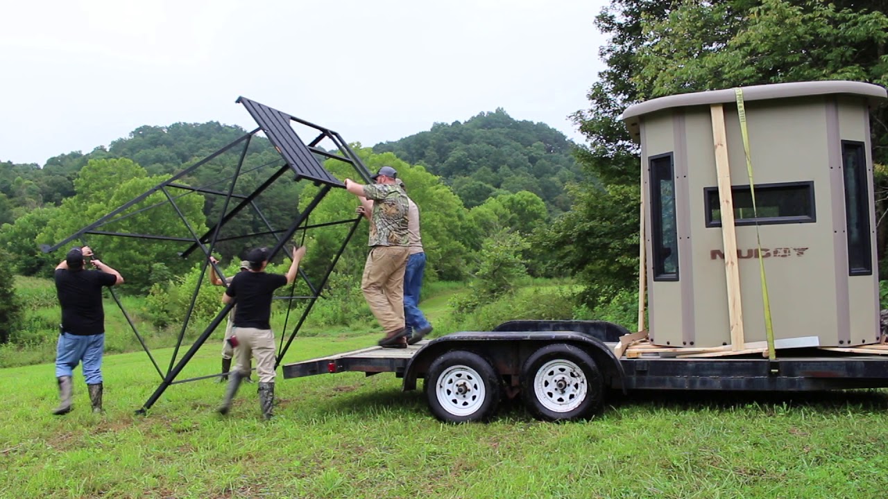Установка Muddy Bull Blind: Aaron Outdoors