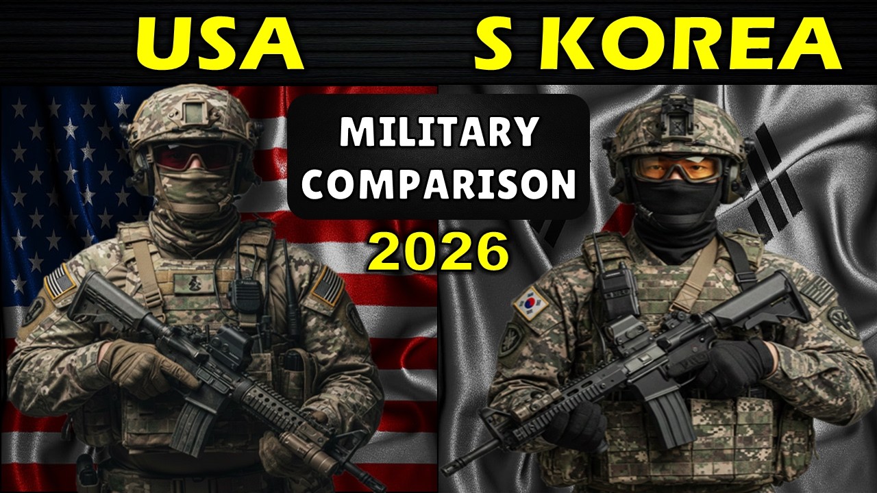 USA vs South Korea Military Power Comparison 2026