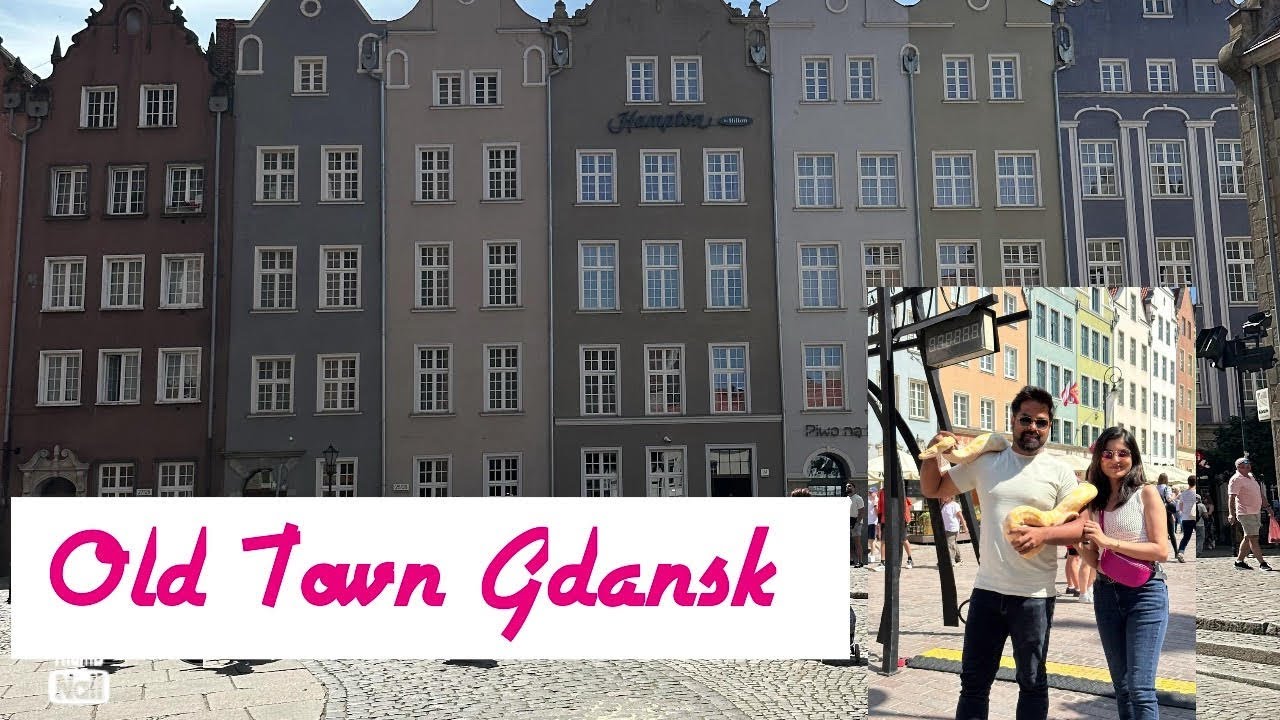Walking tour of old town Gdansk 4K HD 60fps | Where to stay |Indian restaurant