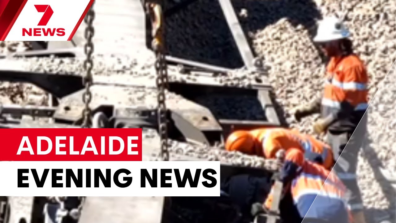 Freight train derailment impacts services nationally, Woman escapes unit fire in Taperoo| 7NEWS