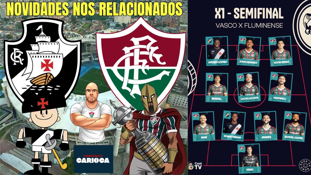 PRÉ JOGO - FLUMINENSE TEM A OBRIGAÇÃO DE VENCER O VASCO | JOGO IDA SEMIFINAL DO CARIOCÃO 2026
