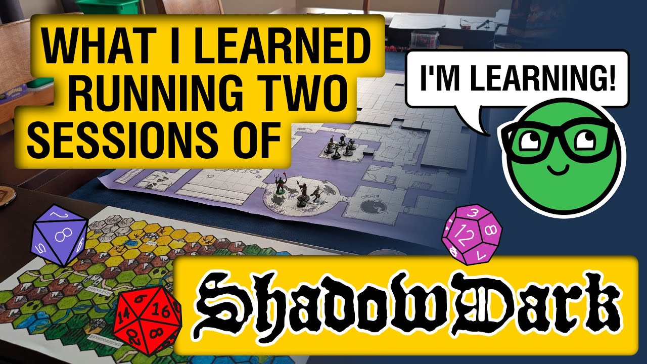 Чему я научился, проведя свой первый(е) сеанс(ы) в Shadowdark - Low Key TTRPG - E002