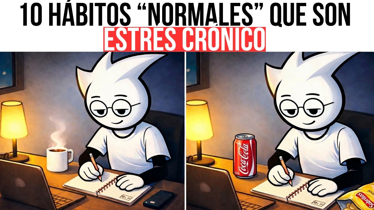 10 HÁBITOS NORMALES que en realidad son SEÑALES de ESTRÉS CRÓNICO (Según la Psicología)