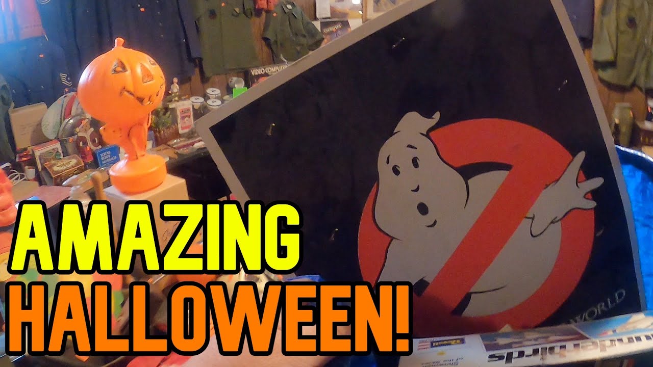 УДИВИТЕЛЬНЫЙ ВИНТАЖНЫЙ ХЭЛЛОУИН НА ЭТОЙ РАСПРОДАЖЕ ИМУЩЕСТВА!