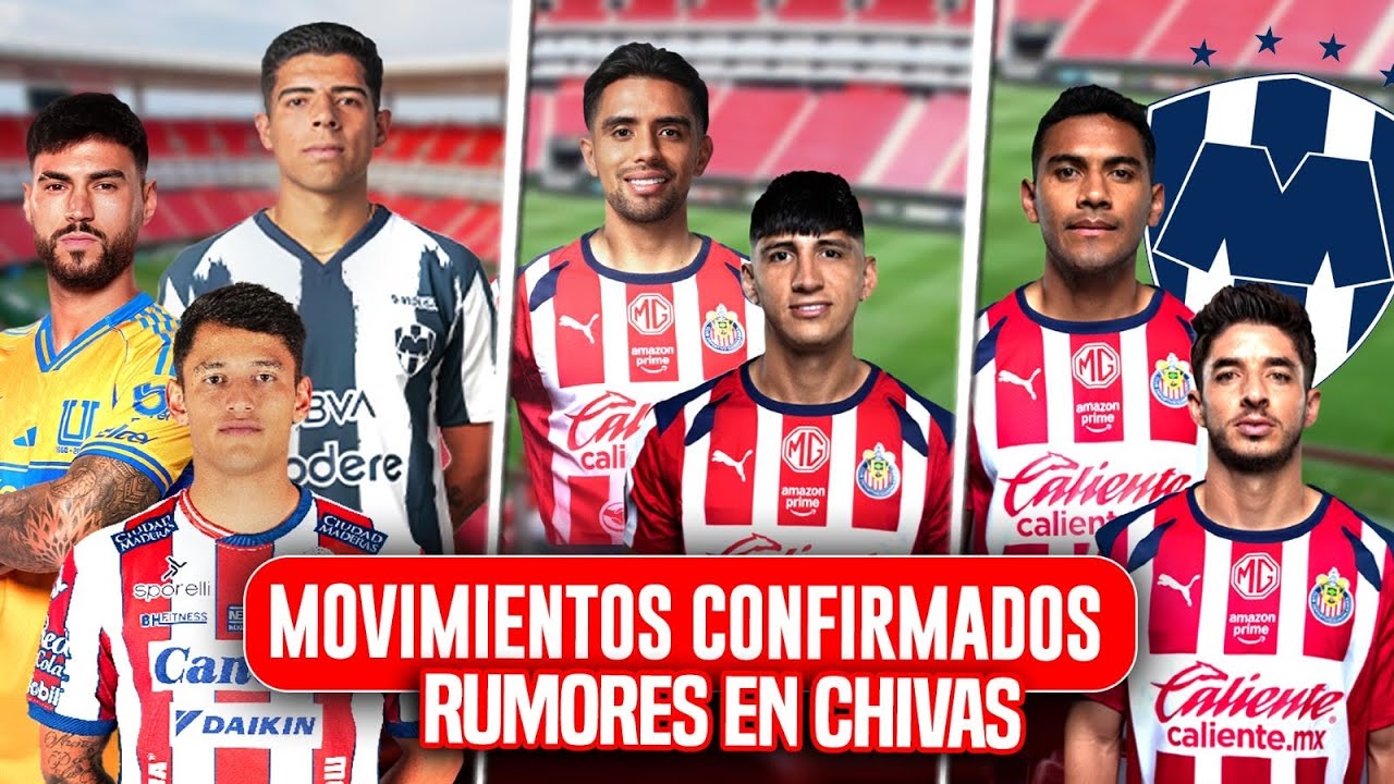 Movimientos OFICIALES, Confirmados y RUMORES en Chivas | Las Ultimas altas y Bajas en este Mercado 