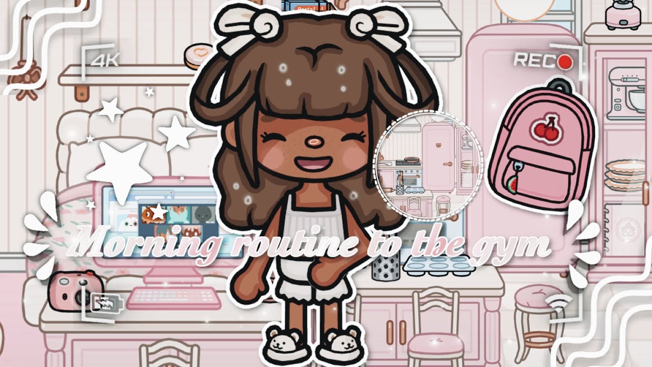 Going to the gym morning routine 🩷💗￼