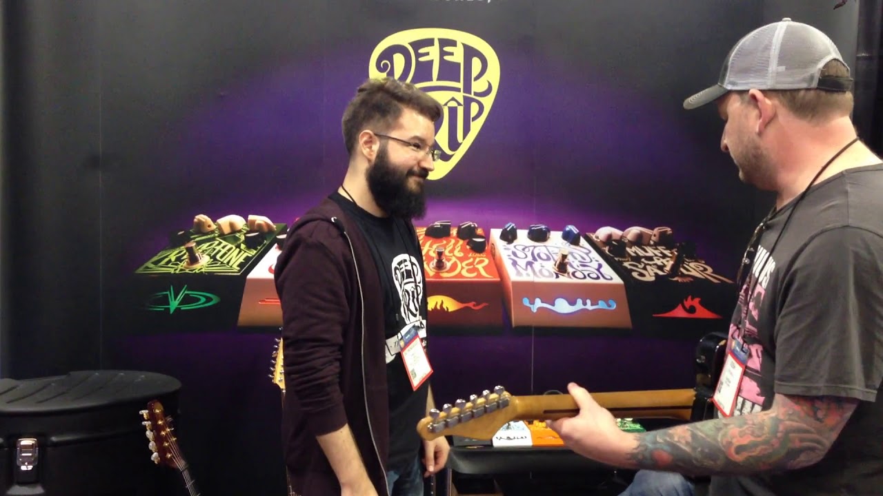 Josh Smith playing with Deep Trip pedals @ 2017 NAMM Show